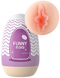 Мастурбатор-яйцо Eroticon Fanny Egg (вагина), фиолетовый, 40x90 мм, 92373-4