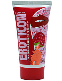 Гель-смазка Eroticon Fruit «Малина» орально-вагинальная, 55 мл