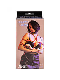 МС 1157-02lola Веревка Party Hard Do Not Disturb Red