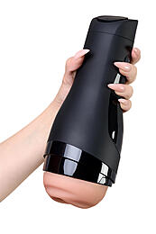Мастурбатор нереалистичный Satisfyer  Men Classic, TPE, чёрный, 25,4 см.