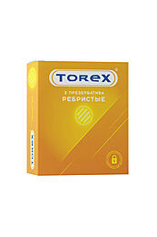 ПРЕЗЕРВАТИВЫ РЕБРИСТЫЕ TOREX № 3 