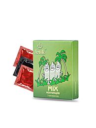 ПРЕЗЕРВАТИВЫ AMOR MIX (МИКС) ЯРКАЯ ЛИНИЯ, 3 штуки