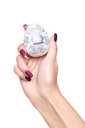 НЕРЕАЛИСТИЧНЫЙ МАСТУРБАТОР TENGA №10 CLOUDY, TPE, БЕЛЫЙ, 6,1 СМ