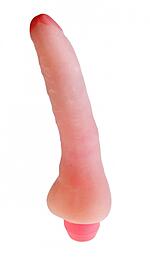 Гнущийся тонкий вибратор Bendable Vibrating Dong (вторая кожа)   BAILE, Китай, телесный 