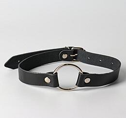 Кляп-рамка "Ring", кольцо 4,5-5 см, чёрный 5446806