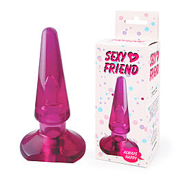 Стимулятор анальный (втулка) ANAL STIMULATOR цвет фиолетовый L 77 мм D 30 мм арт. SF-70133-5