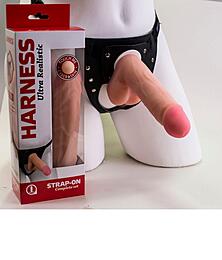 Фаллоимитатор на трусиках HARNESS, L 160 мм D 37 мм арт. 731703