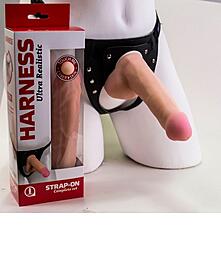 Фаллоимитатор на трусиках HARNESS, L 170 мм D 42 мм арт. 731203