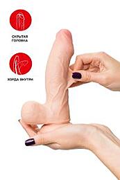 Реалистичный фаллоимитатор My Babe by RealStick My Treasure, TPE, телесный, 18,5 см
