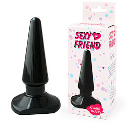 Стимулятор анальный (втулка) ANAL STIMULATOR цвет чёрный L 77 мм D30 мм арт. SF-70133-1
