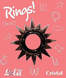 МС 0112-13Lola  Эрекционное кольцо Rings Cristal black