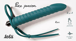 МС 1205-03lola Вибронасадка для Двойного Проникновения Pure Passion Rori Green