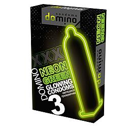 Презервативы Domino, neon, 5,2 см, 3 шт.