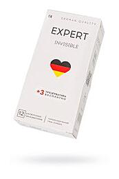Презервативы EXPERT Invisible Germany 12шт +(3 бесплатно), ультратонкие