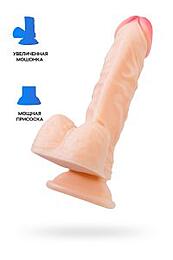 Реалистичный фаллоимитатор RealStick Nude Shaw, PVC, телесный, 17 см