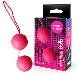 Шарики вагинальные BALLS розовые D 35 мм, вес 50 г арт. EE-10097 P